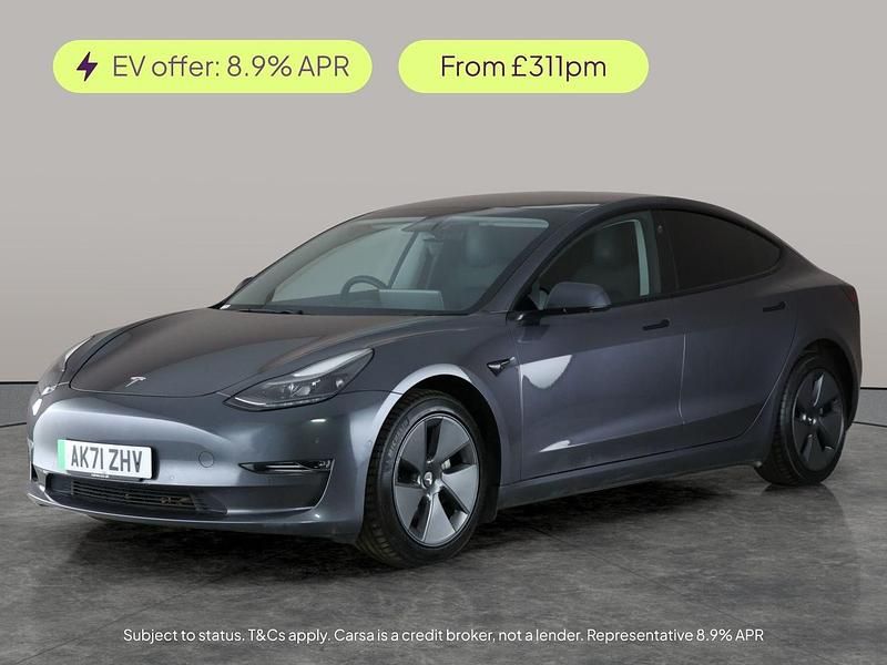 Grey Used 2021 Tesla Model 3 Long Range AWD Sedan | £17,975 (Fair price) - Image 1/2