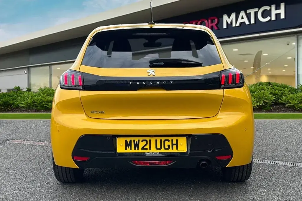 Used Peugeot 208 Allure Premium 2021 Yellow Hatchback
