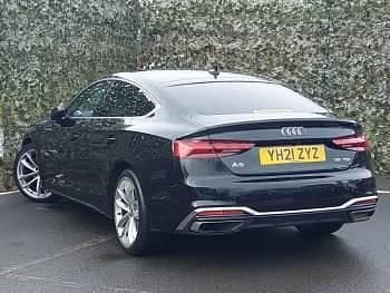 Used Audi A5 S-Line 163 HP (119 kW) 2021 Black Coupe