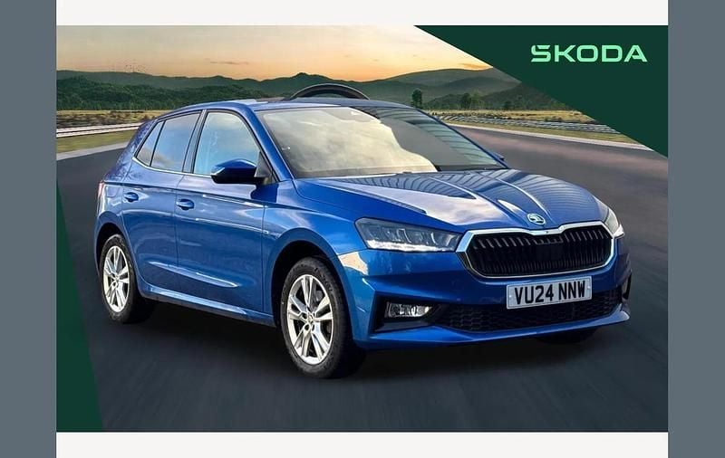 Blue Used 2024 Skoda Fabia SE L Hatchback | £15,795 (Fair price) - Image 1/3