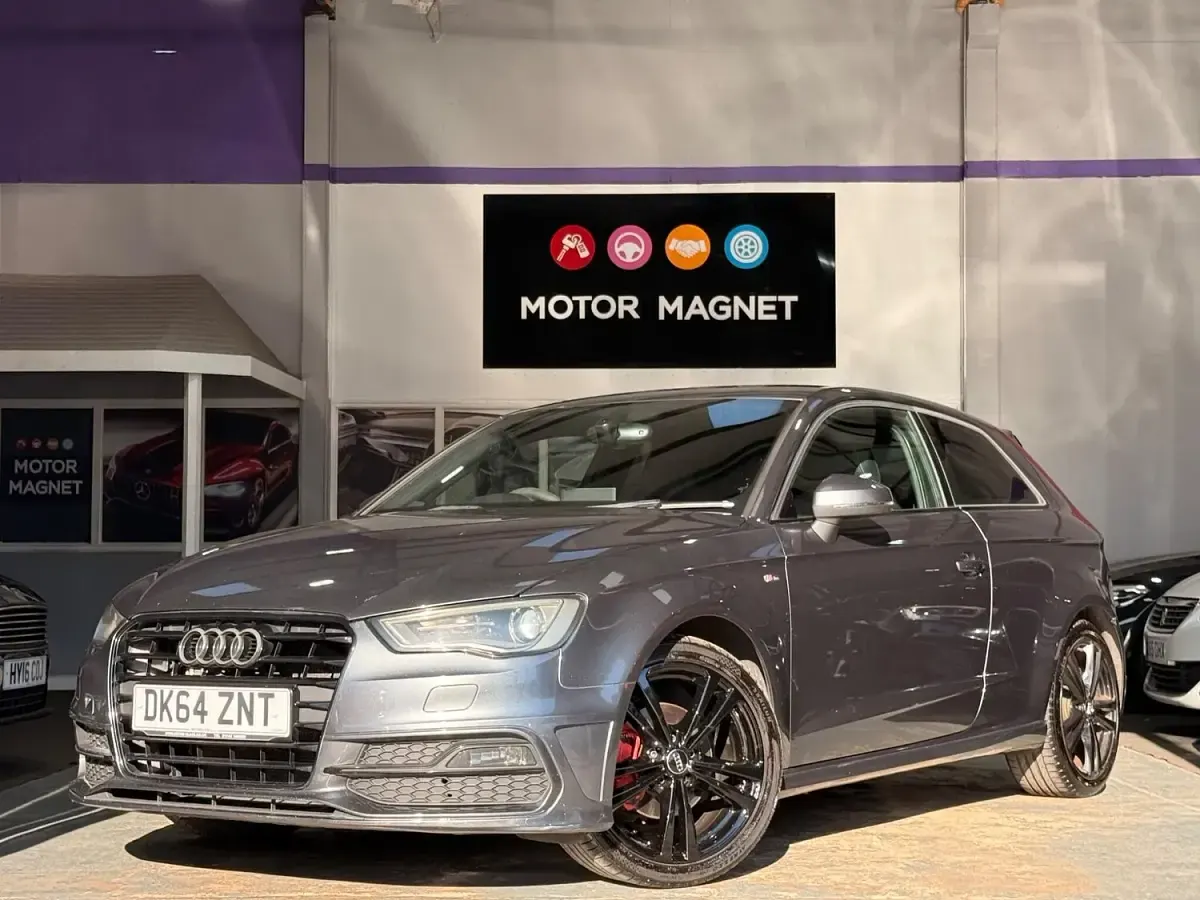 Used Audi A3 S-Line 150 HP (110 kW) 2014 Grey Hatchback