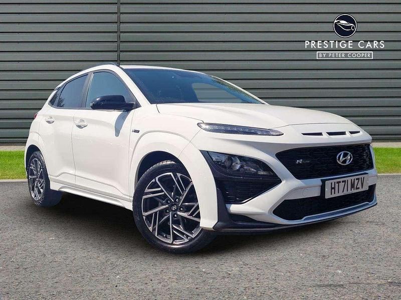 White Used 2022 Hyundai Kona N Line SUV | £14,991 (Fair price) - Image 1/4