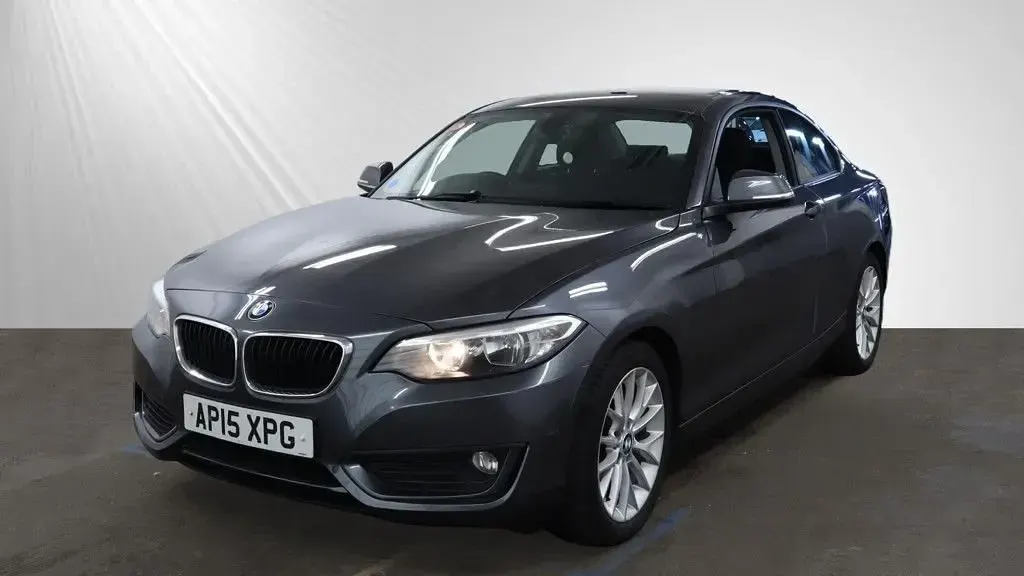 Used BMW 218 Sport Line 143 HP (105 kW) 2015 Grey Coupe