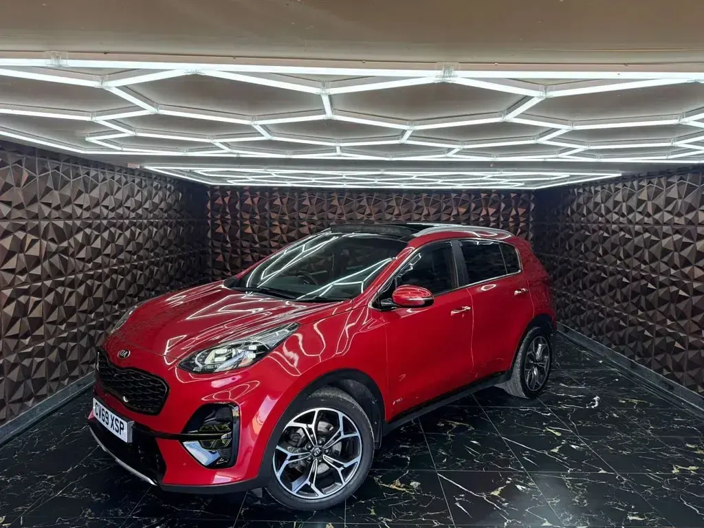 Used Kia Sportage GT-Line S 177 HP (130 kW) 2019 Red SUV