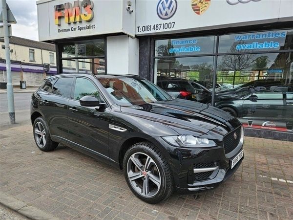 Black Used 2016 Jaguar F-Pace R-Sport SUV | £14,425 (Fair price) - Image 1/1