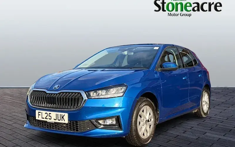 Used Skoda Fabia SE 80 HP (58 kW) 2025 Blue Hatchback