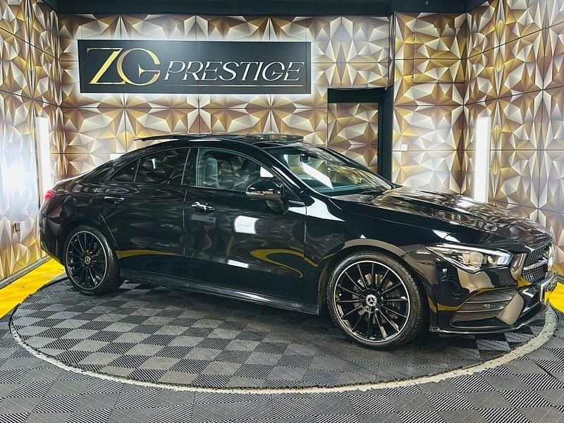 Black Used 2022 Mercedes CLA220 AMG line Sedan | £27,495 (Fair price) - Image 1/3