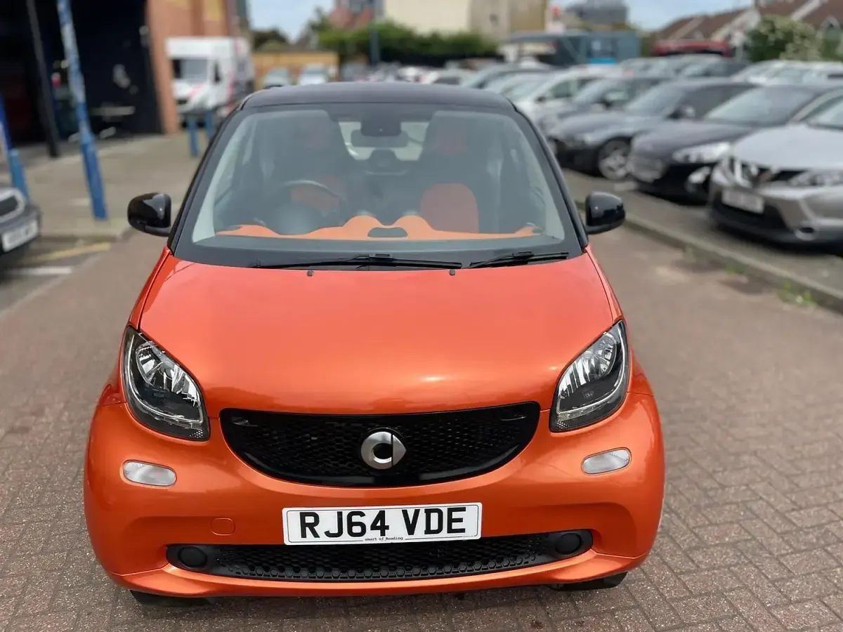 Used Smart ForTwo Coupé Passion 71 HP (52 kW) 2015 Orange Coupe