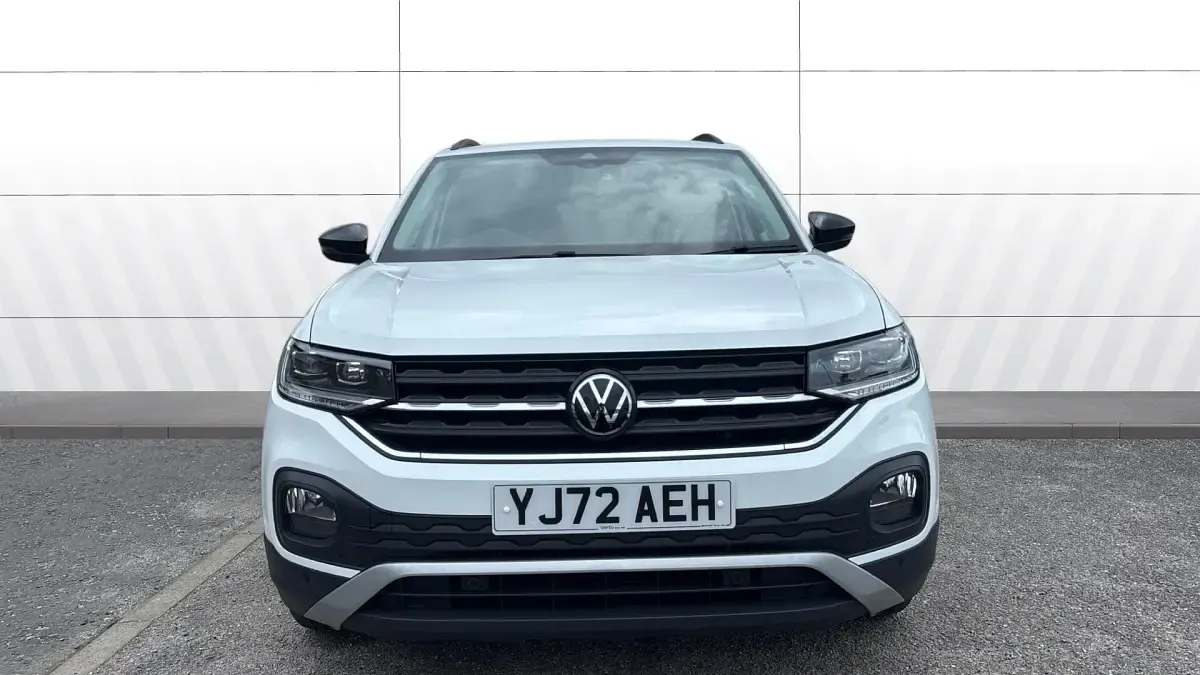 Used VW T-Cross Black Edition 110 HP (80 kW) 2022 White SUV