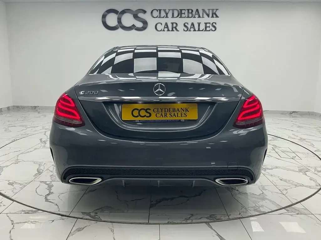 Used Mercedes C200 AMG line 184 HP (135 kW) 2017 Grey Sedan