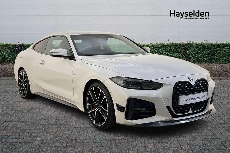 White Used 2023 BMW 420 M Sport Coupe | £27,795 (Super price) - Image 1/4