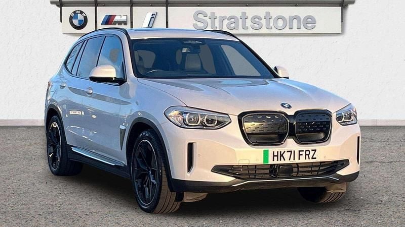 White Used 2021 BMW iX3 Shadowline SUV | £23,599 (Fair price) - Image 1/3