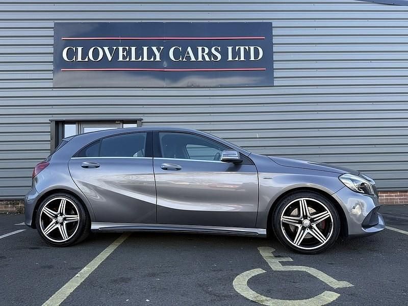 Used Mercedes A250 AMG 218 HP (160 kW) 2016 Grey Hatchback
