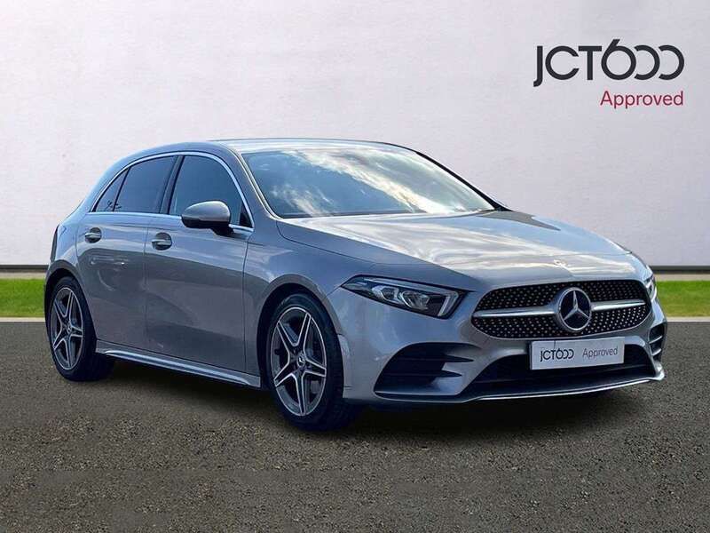 Silver Used 2020 Mercedes A200 AMG line Hatchback | £16,821 (Fair price) - Image 1/4