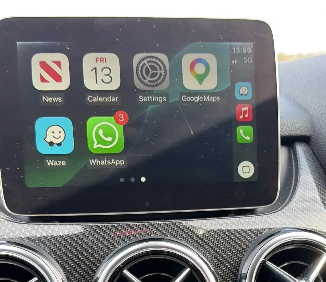 Begagnad Mercedes B220 AMG Line Premium Plus 2017 Silver Minibuss
