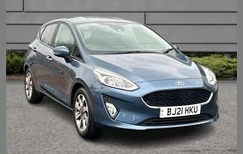 Used Ford Fiesta Trend 123 HP (90 kW) 2021 Blue Hatchback