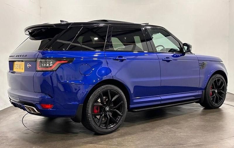 Used Land Rover Range Rover Sport SVR 575 HP (422 kW) 2019 Blue SUV