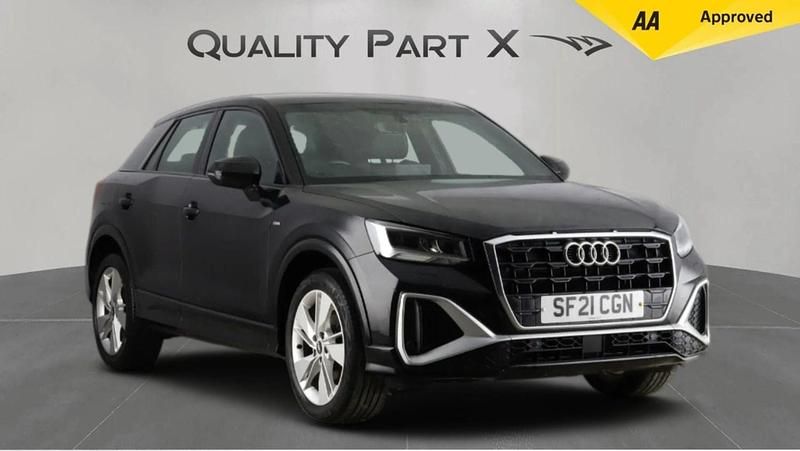 Begagnad Audi Q2 S-Line 110 HK (80 kW) 2021 Svart SUV