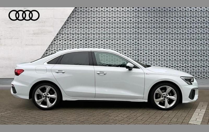 Used Audi A3 S-Line 147 HP (108 kW) 2022 White Sedan