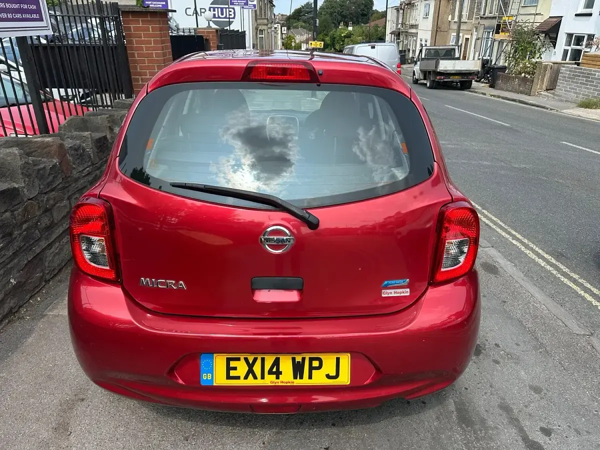 Used Nissan Micra Visia 80 HP (58 kW) 2014 Red Hatchback