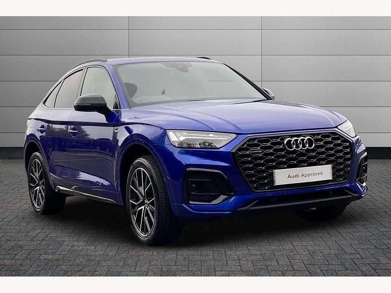 Blue Used 2021 Audi Q5 Sportback S-Line SUV | £30,250 (Fair price) - Image 1/4