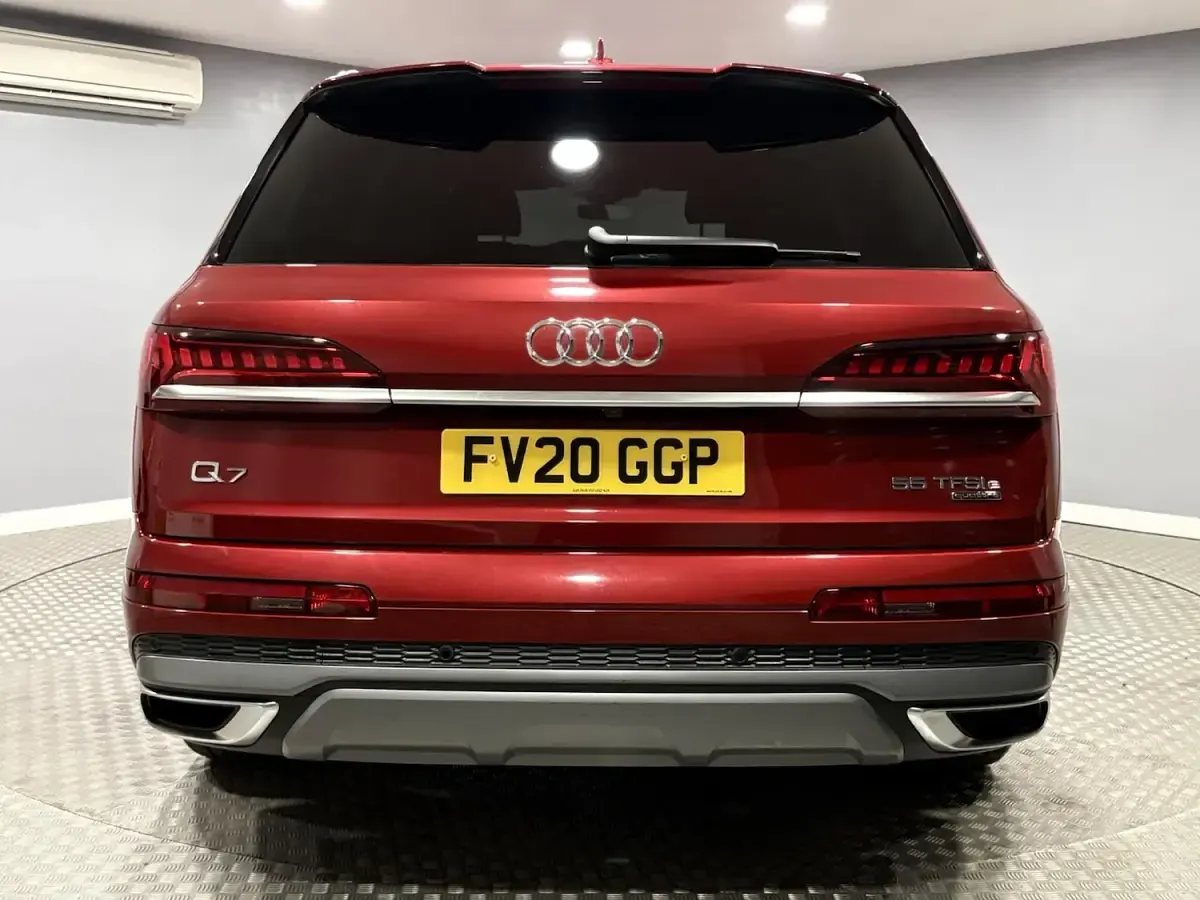 Used Audi Q7 S-Line 381 HP (280 kW) 2020 Red SUV