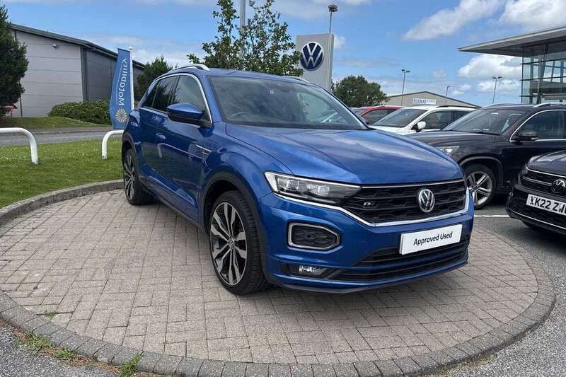 Blue Used 2019 VW T-Roc R-line SUV | £15,495 (Good price) - Image 1/4