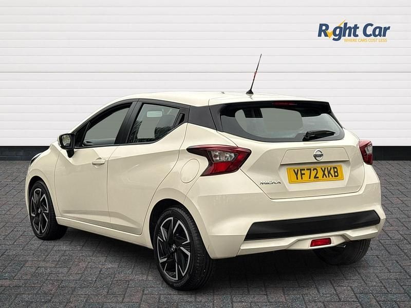 Used Nissan Micra Acenta 92 HP (67 kW) 2022 White Hatchback