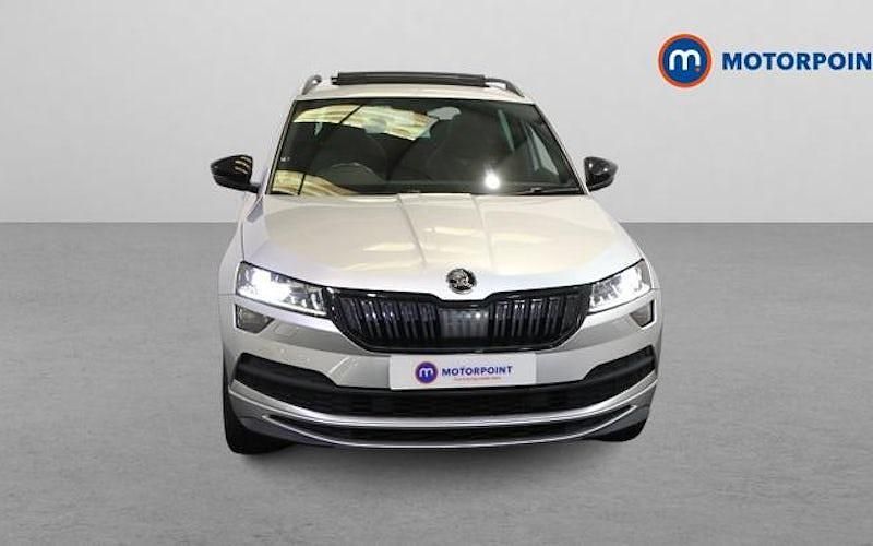 Used Skoda Karoq SportLine 150 HP (110 kW) 2020 Silver SUV