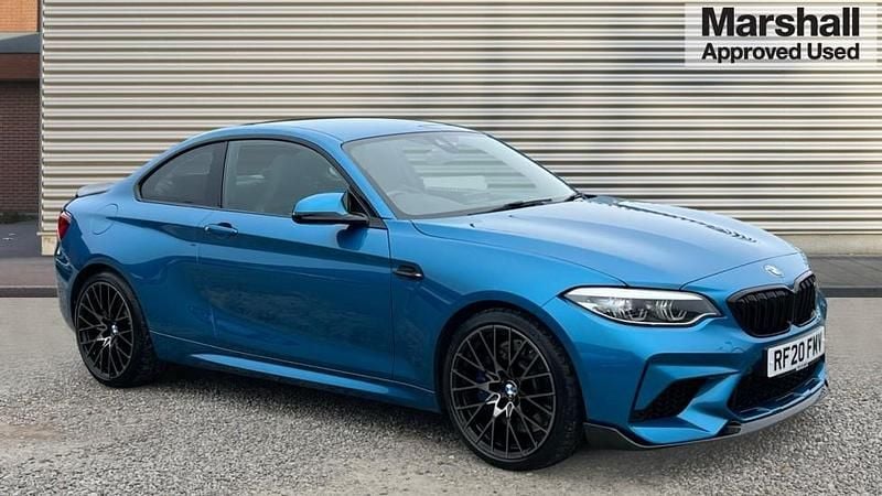 Begagnad BMW M2 Competition Edition 410 HK (301 kW) 2020 Blå Sportkupé