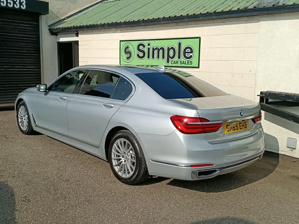 Used BMW 730L 2015 Silver Sedan