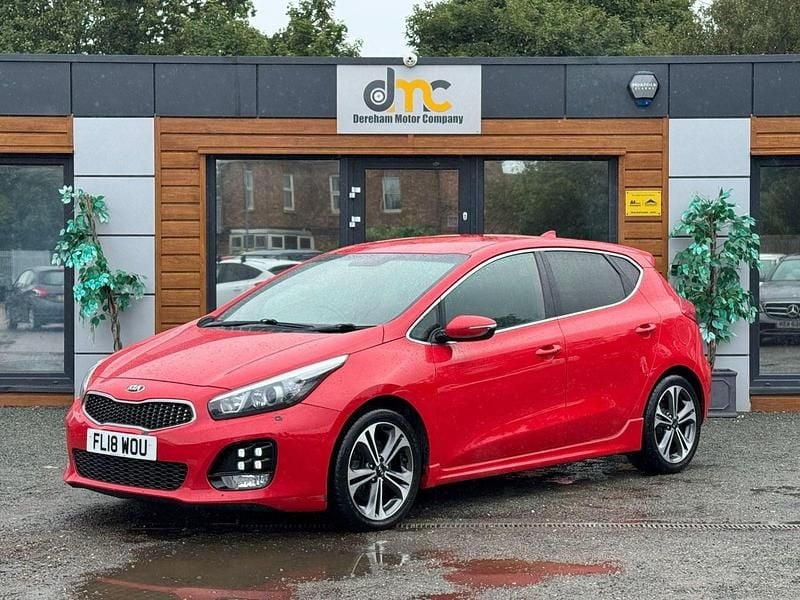 Red Used 2018 Kia Ceed GT-Line Hatchback | £4,995 (Good price) - Image 1/4