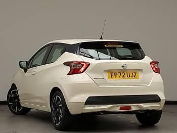Used Nissan Micra Acenta 92 HP (67 kW) 2022 White Hatchback
