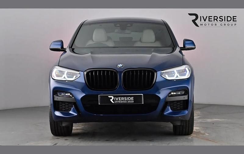 Used BMW X4 M Sport 190 HP (139 kW) 2019 Tanzanite blue SUV