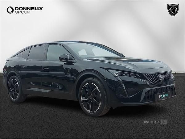 Black Used 2023 Peugeot 408 GT Sedan | £20,995 (Fair price) - Image 1/4