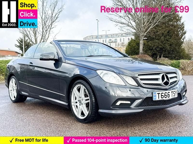 Grey Used 2010 Mercedes E200 Cabriolet | £6,320 (Fair price) - Image 1/3
