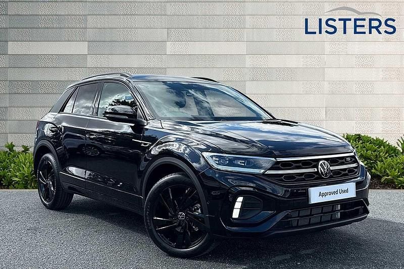 Deep black Used 2025 VW T-Roc Black Edition SUV | £31,490 - Image 1/4