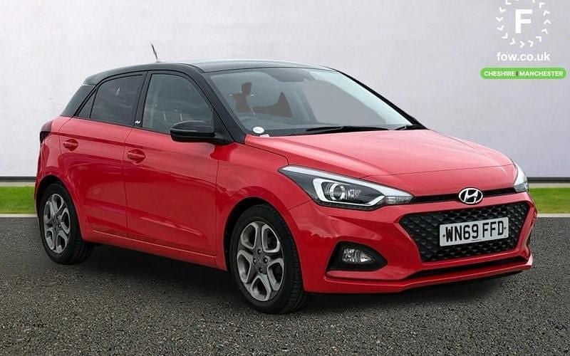 Red Used 2019 Hyundai i20 Hatchback | £10,999 (Fair price) - Image 1/4