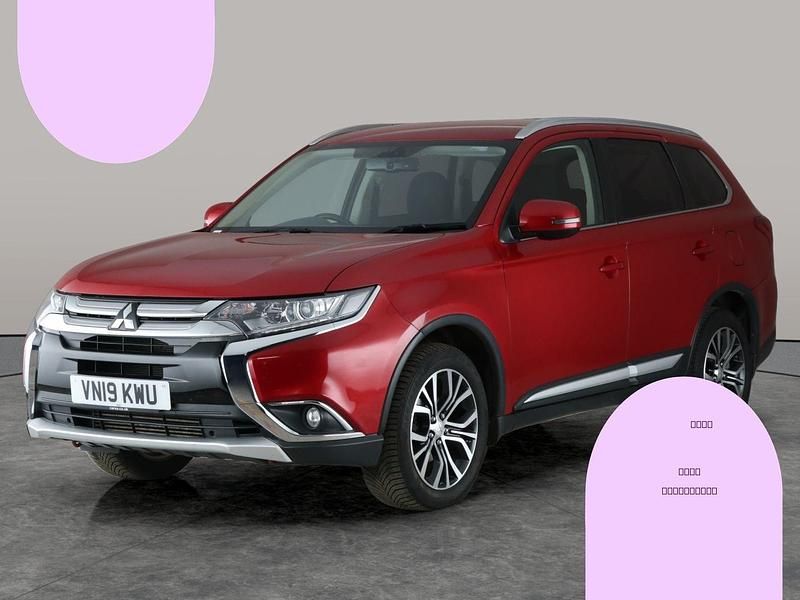 Red Used 2019 Mitsubishi Outlander SUV | £14,005 (Fair price) - Image 1/2