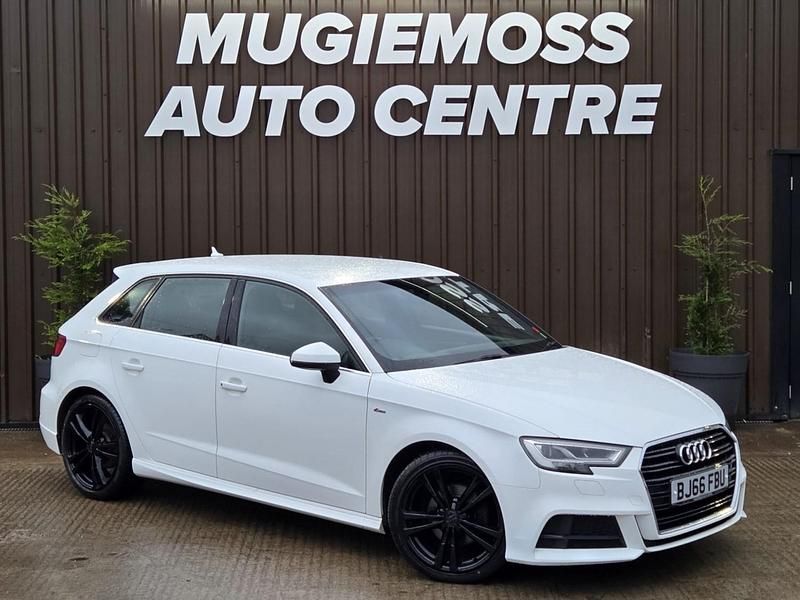 Used Audi A3 S-Line 150 HP (110 kW) 2016 White Hatchback