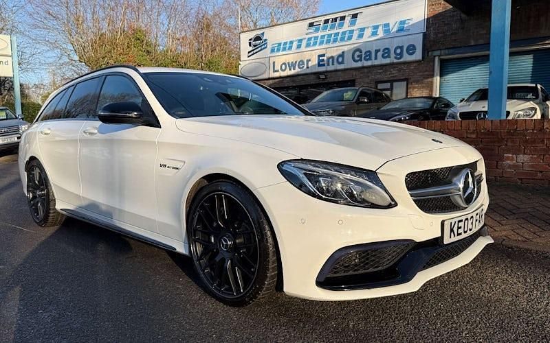 White Used 2017 Mercedes C63 AMG AMG Estate | £31,995 (Fair price) - Image 1/3