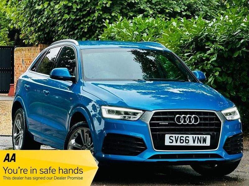 Used Audi Q3 S-line plus 184 HP (135 kW) 2016 Blue SUV