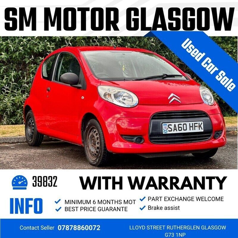 Red Used 2010 Citroën C1 Hatchback | £1,499 (Super price) - Image 1/4