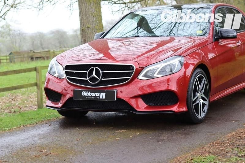 Used Mercedes E350 AMG 258 HP (189 kW) 2015 Red Sedan
