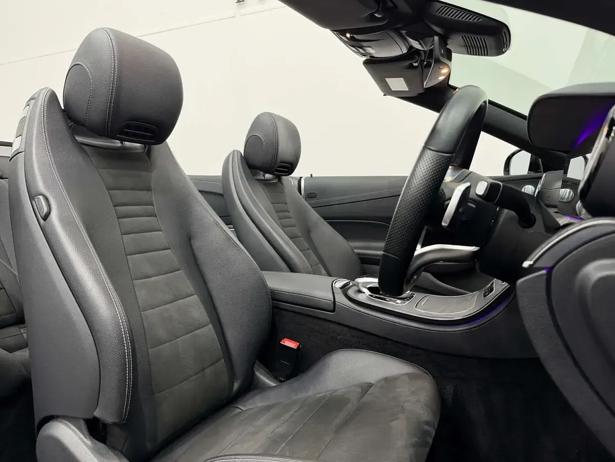 Used Mercedes E300 AMG line 245 HP (180 kW) 2020 Black Cabriolet