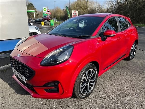Fantastic red Used 2021 Ford Puma Gen-E ST-Line Hatchback | £16,500 (Good price) - Image 1/1