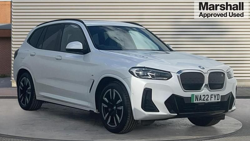 White Used 2022 BMW iX3 M Sport SUV | £25,446 (Fair price) - Image 1/4