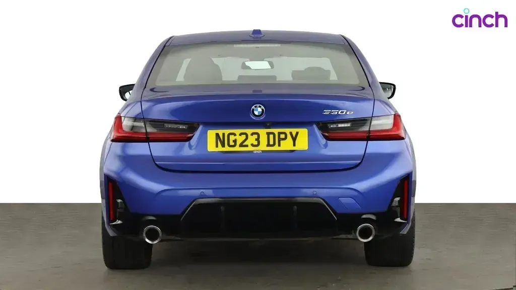 Used BMW 330e M Sport 292 HP (214 kW) 2023 Blue Sedan