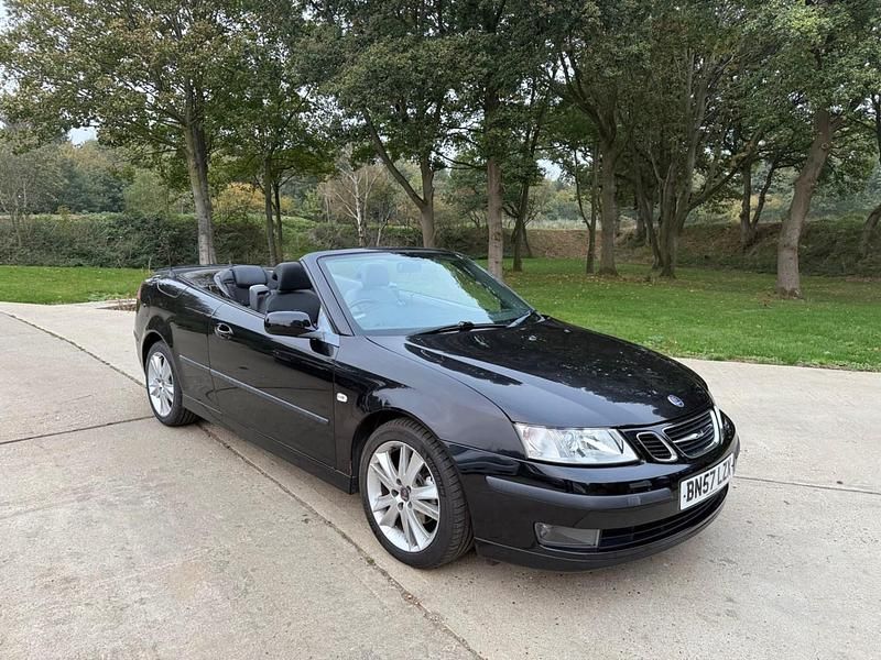 Black Used 2007 Saab 9-3 Cabriolet Anniversary Cabriolet | £5,995 (Fair price) - Image 1/4