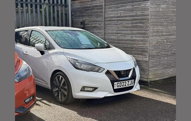 Used Nissan Micra Tekna 91 HP (66 kW) 2022 White Hatchback